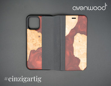 iPhone 12 / 12 Pro PORTO COLLECTION FLIPCASE 13130 Rot